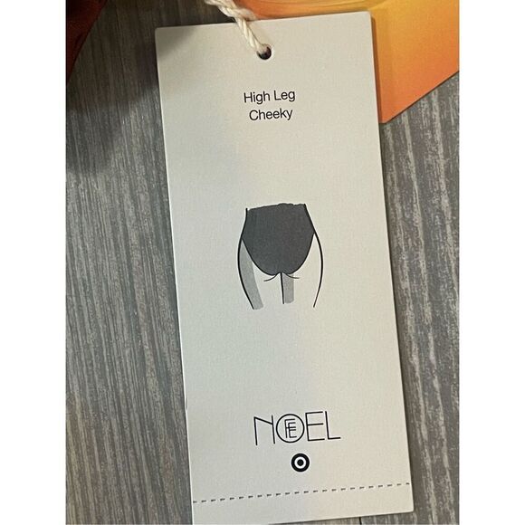 NWT FE NOEL one piece bronze colored asymmetrical swimsuit Size XXS - Picture 5 of 5